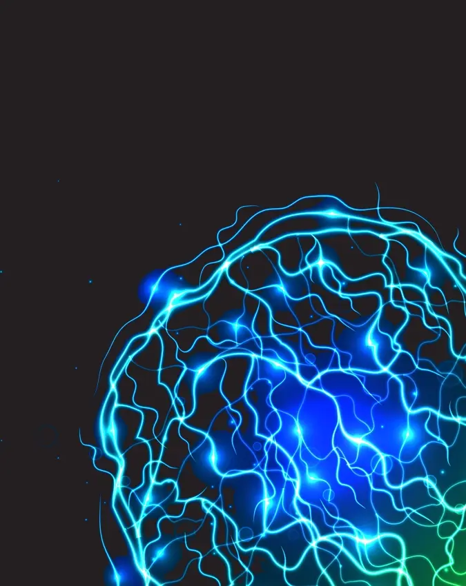 A pattern of electric nodes