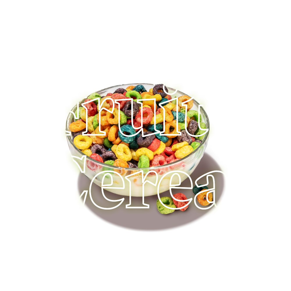 Keto Chow Fruity Cereal title with food name sake