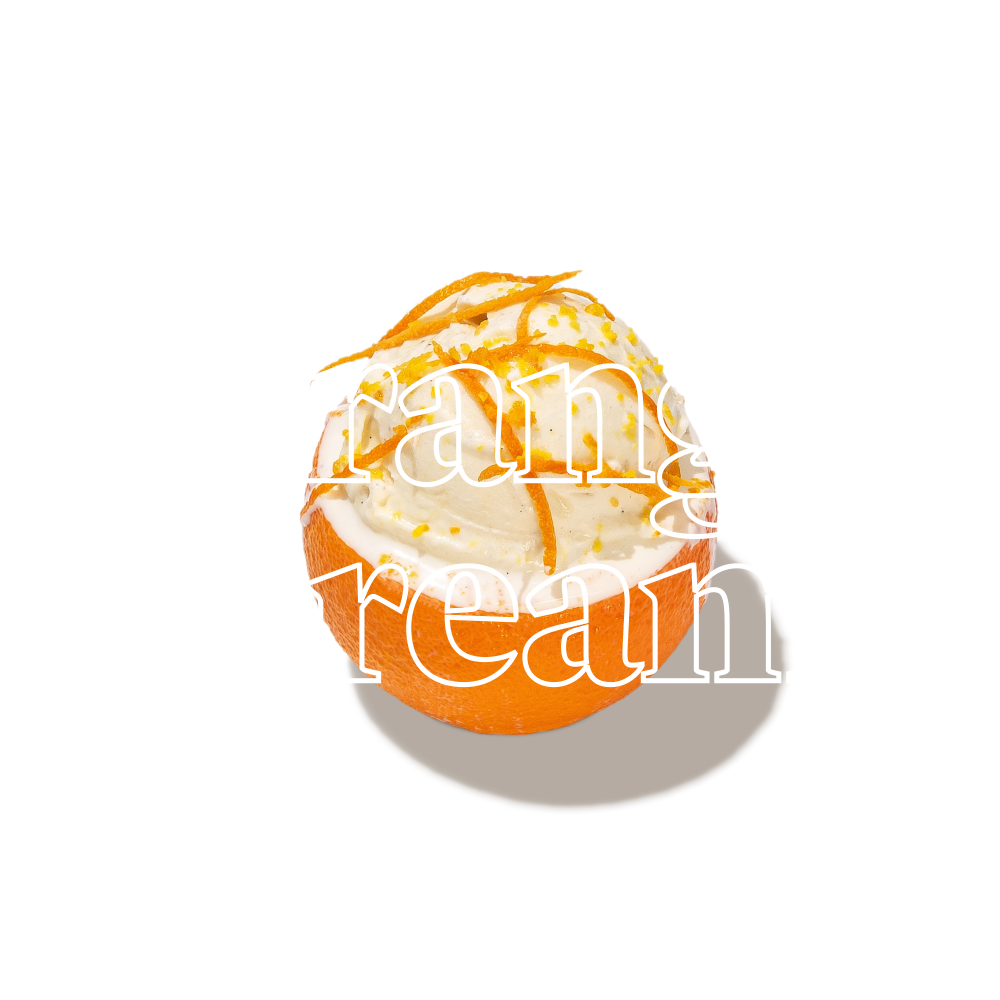 Keto Chow Orange Cream title with food name sake