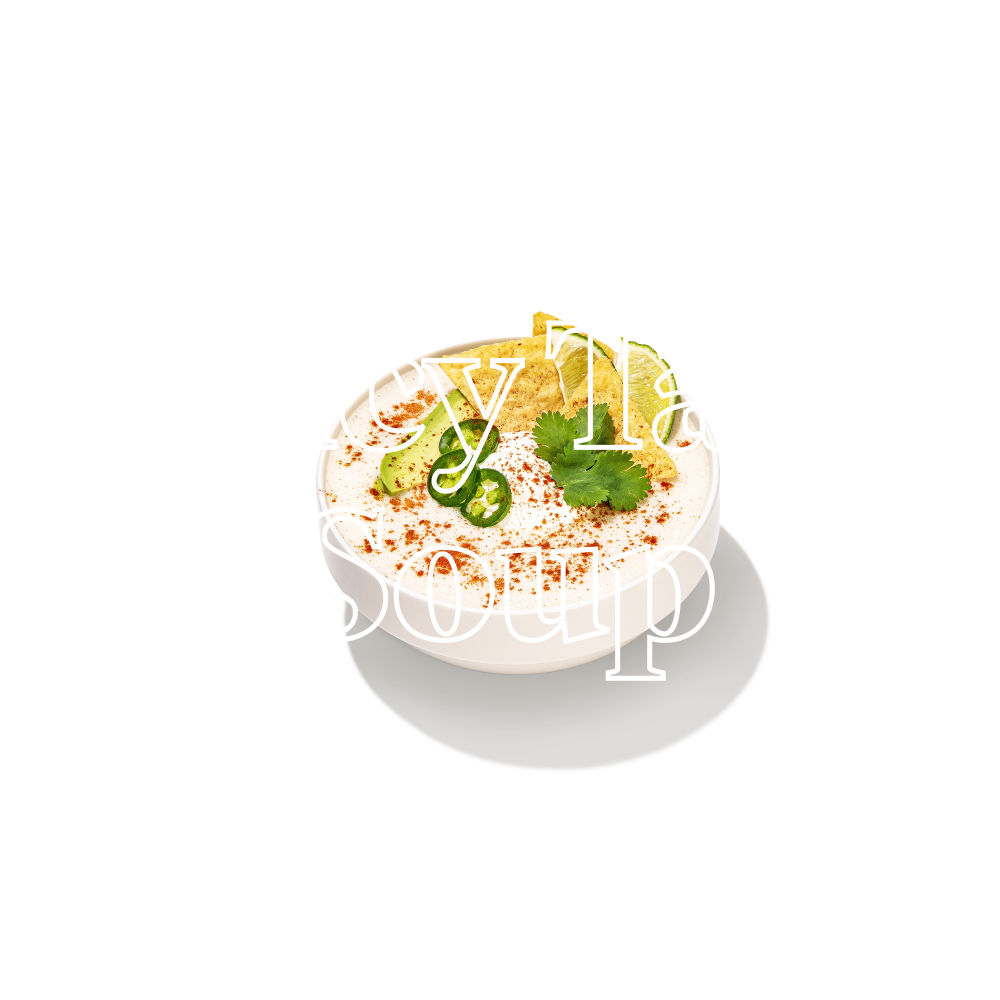 Keto Chow Spicy Taco Soup Base title with food name sake