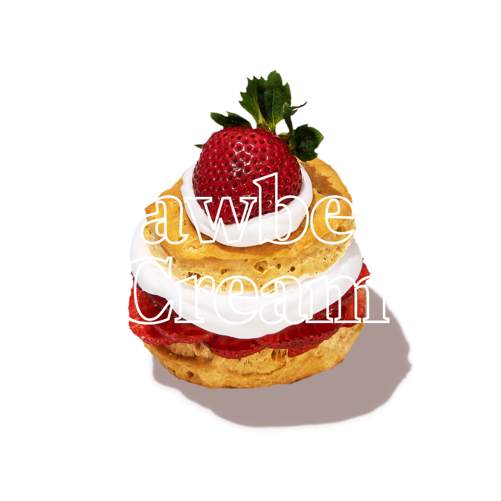 Keto Chow Strawberry Cream title with food name sake
