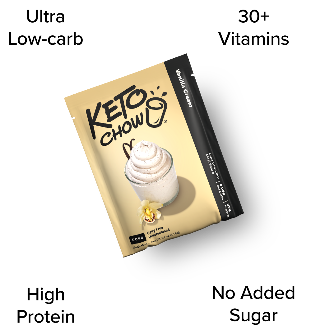 Ultra low-carb, 30+ vitamins, High protien, no added sugar