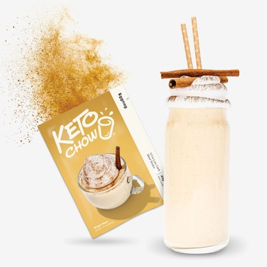 Eggnog keto chow single packet