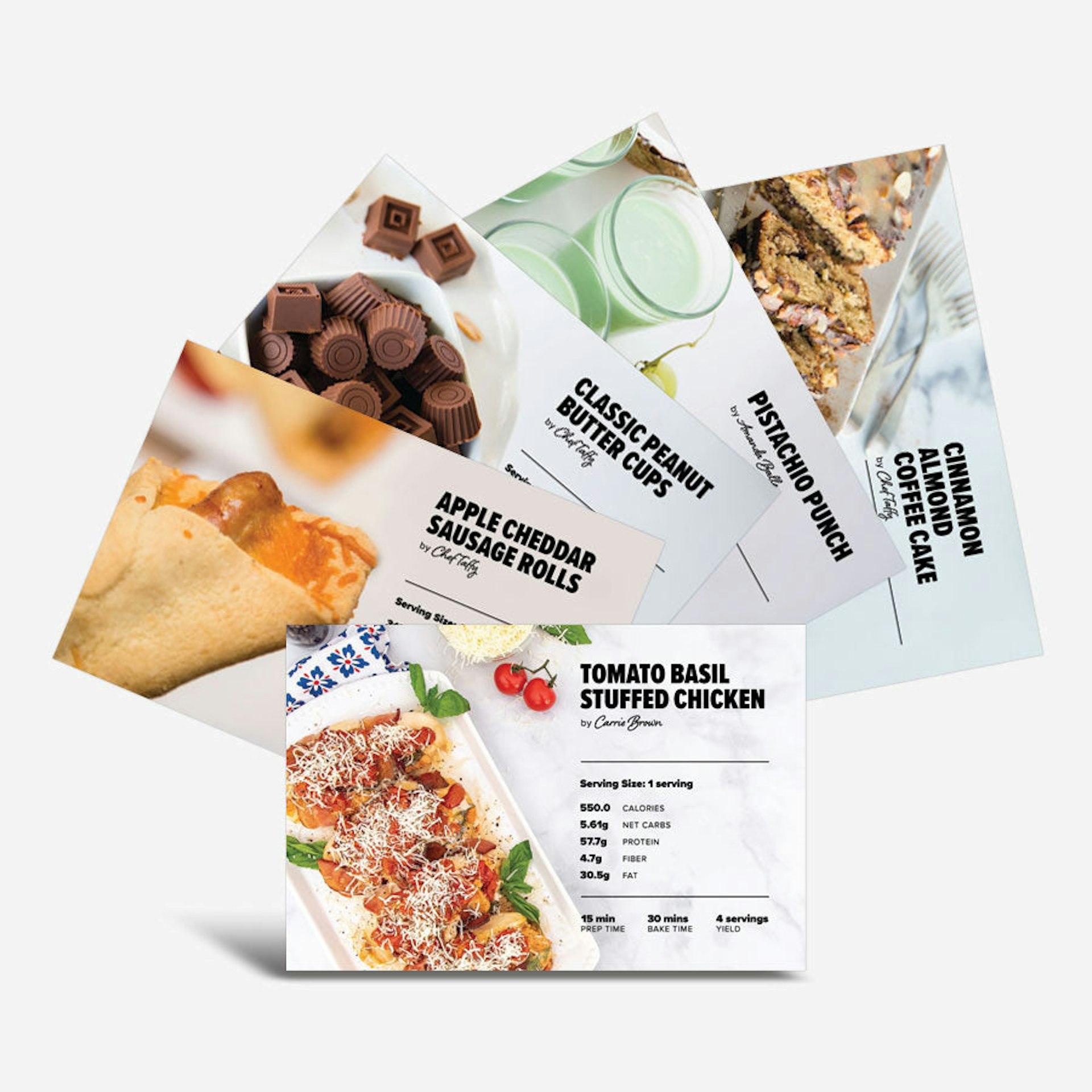 October 2023 recipe cards