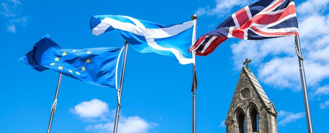 UK flags