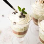 chocolate mint parfait