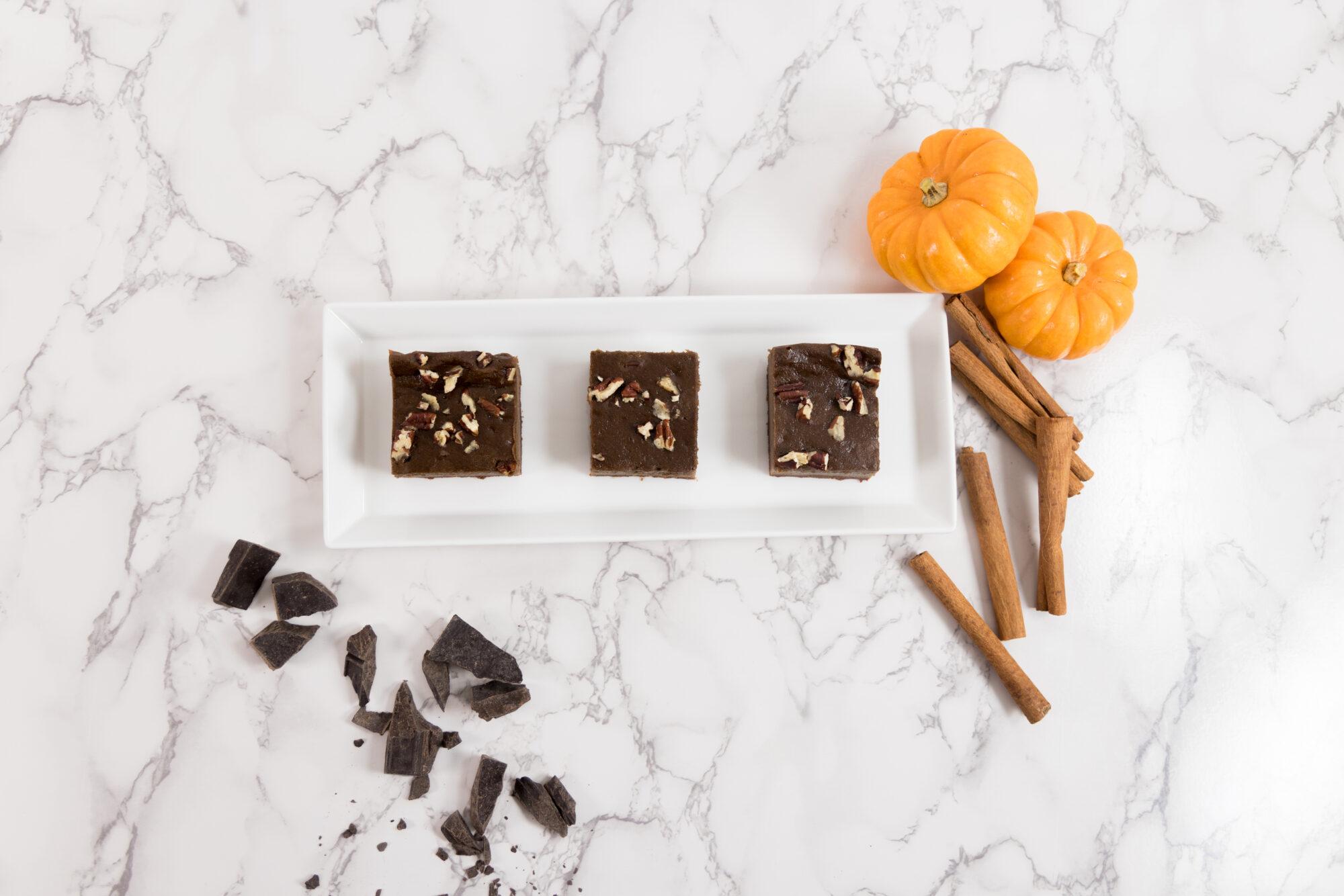 chocolate pumpkin pie bars