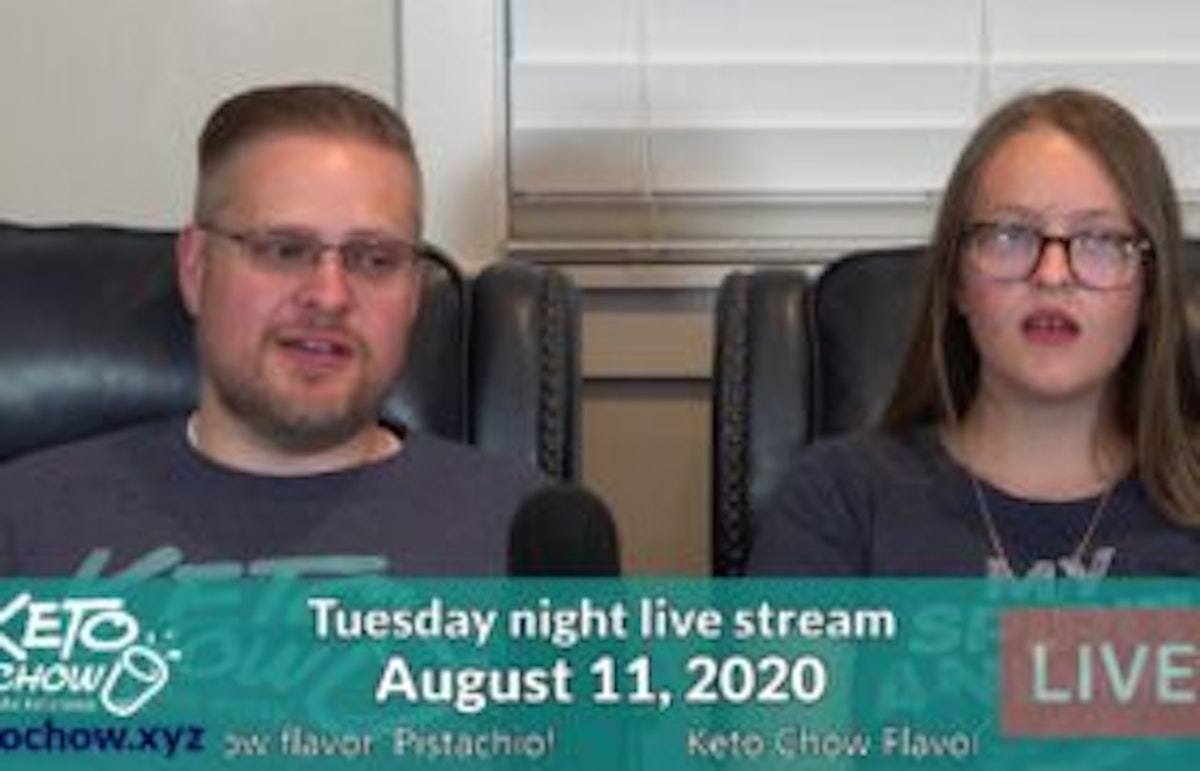 Keto Chow weekly live stream - Aug 11