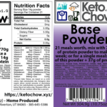base powder Nutritional facts. visit info.ketochow.xyz/nutrition