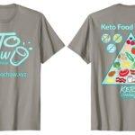 2020 design Keto Chow Shirts front and back images