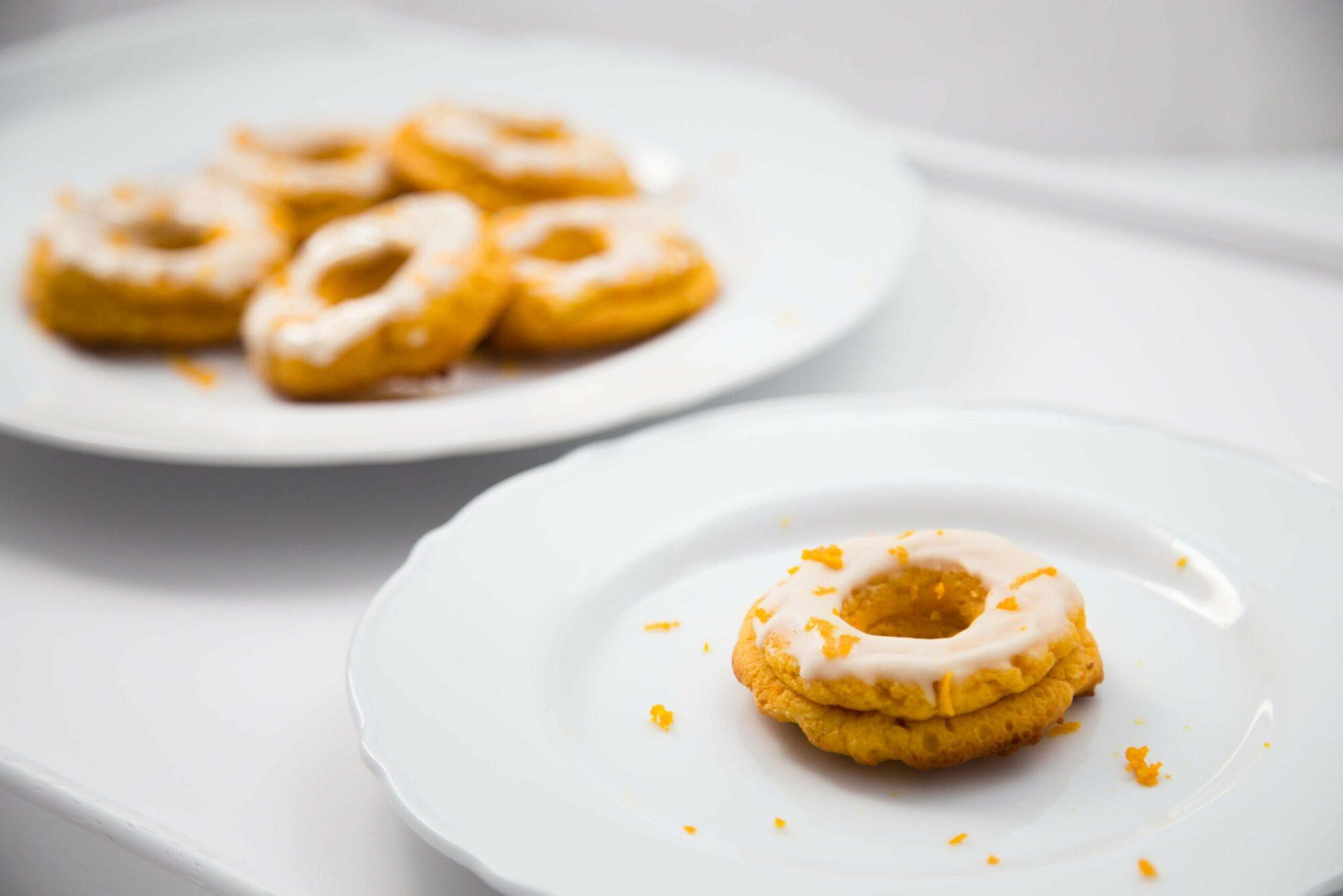 Orange Cream Donuts