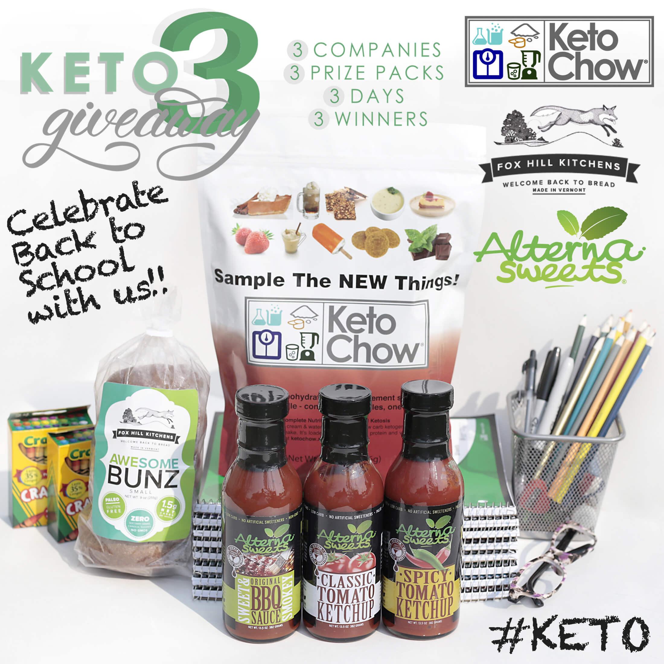 September Keto 3 giveaway