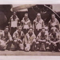 Leroy Dean Bair final air crew of B-17 "The Punched Fowl"