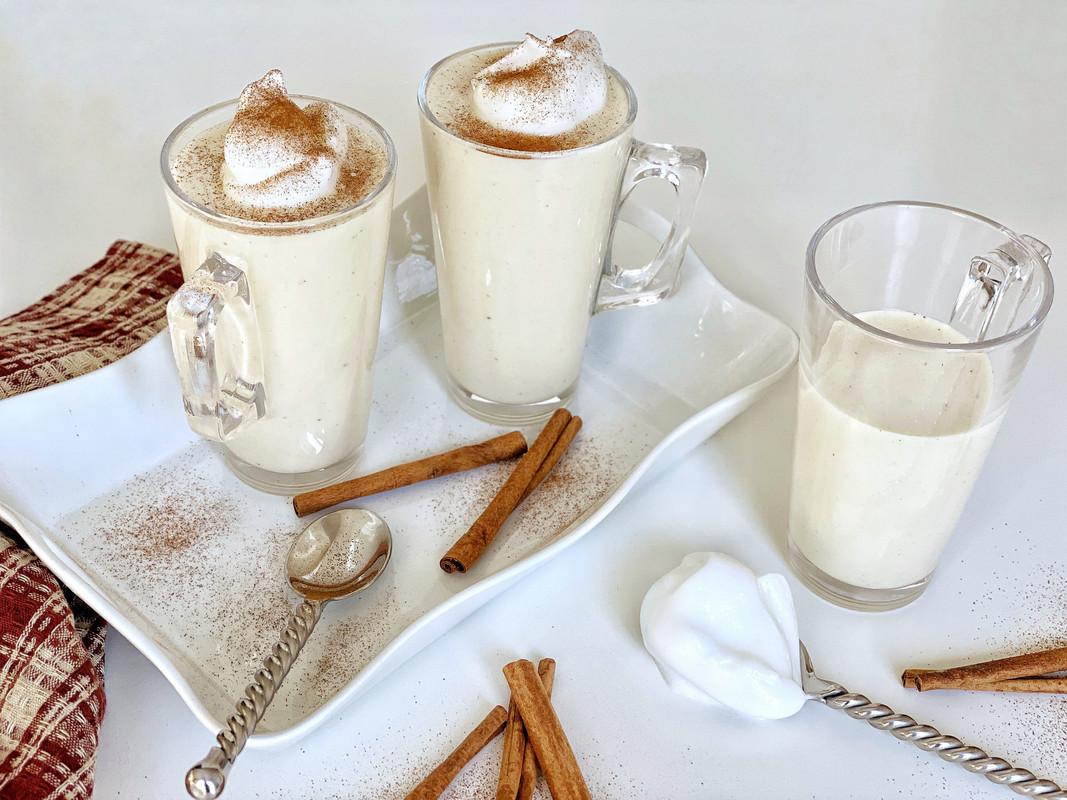 eggnog keto chow shake