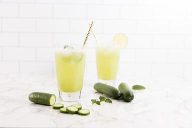cucumber mint water