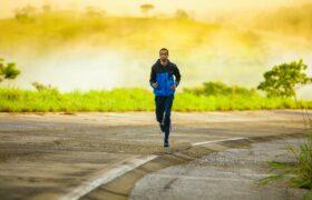 man running