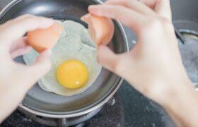 cracking an egg