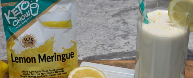 Lemon Meringue Keto Chow single meal